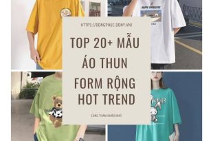Top 20+ Mẫu Áo Thun Form Rộng Hot Trend